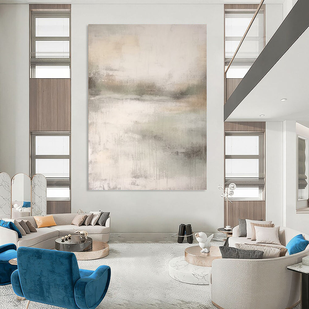Large Vertical Custom Abstract Hand - Painted Masterpiece for Bar and Hallway DKH1668