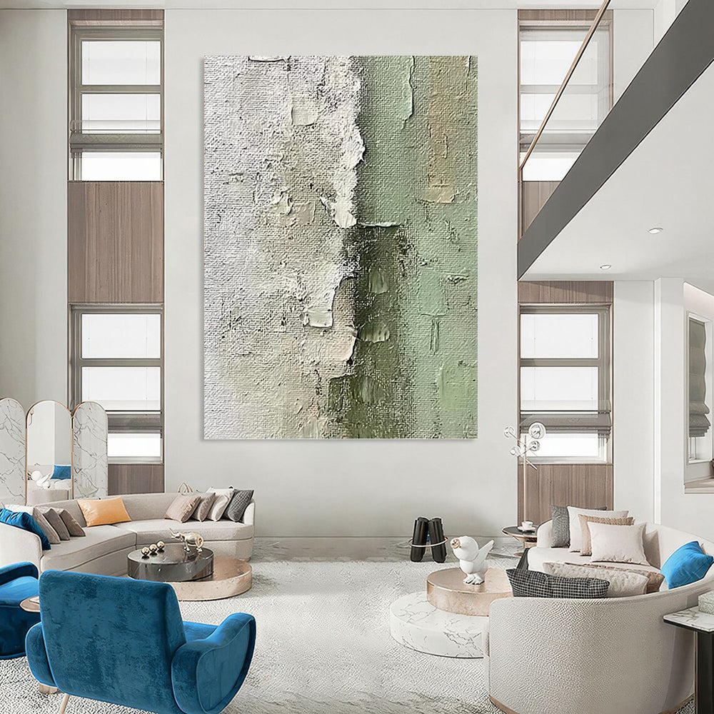 Vast Custom Textured Hand - Painted Abstract Wall Decor for Hallway & Bar DKH1002