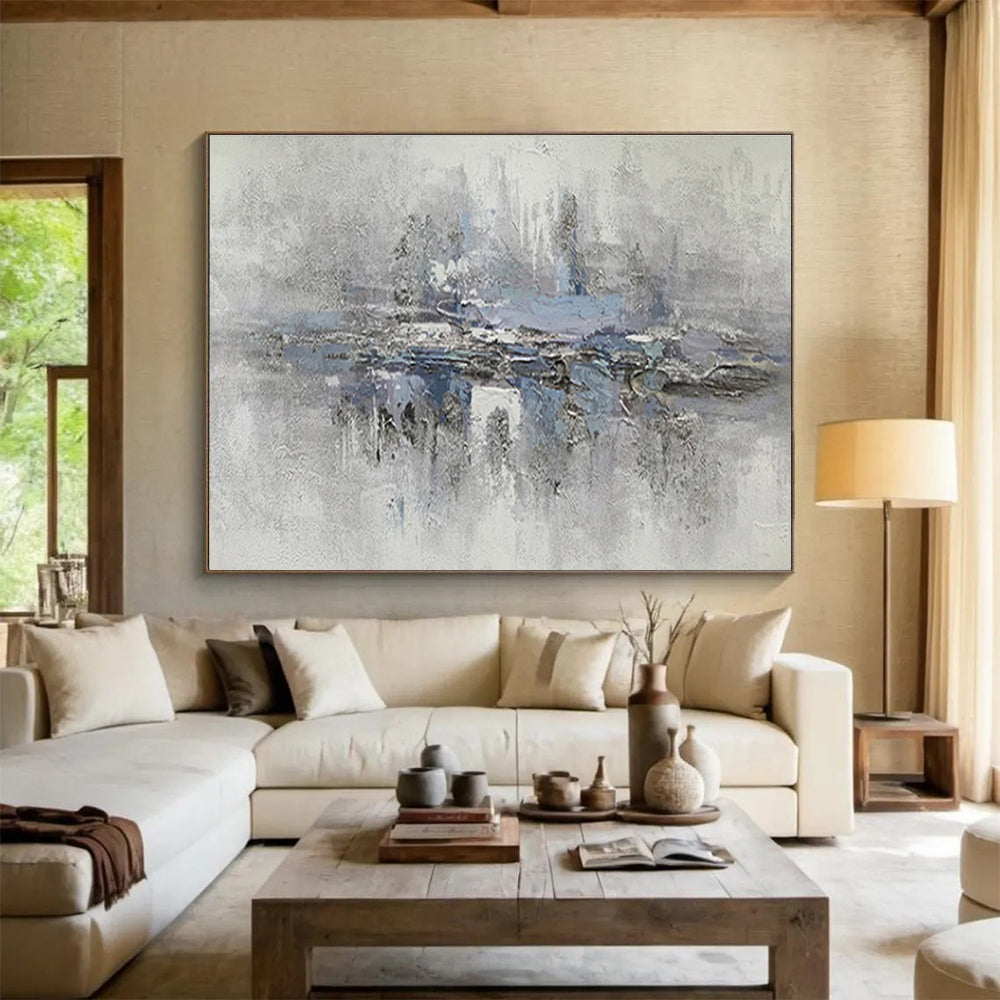 “Abstract Odyssey” Oversized Abstract Mural for Hallway & Office DKH349