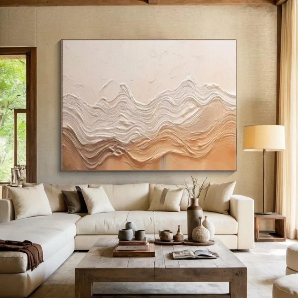 Dramatic Oversized Abstract Canvas for Living Room & Dining Room LargeART1695