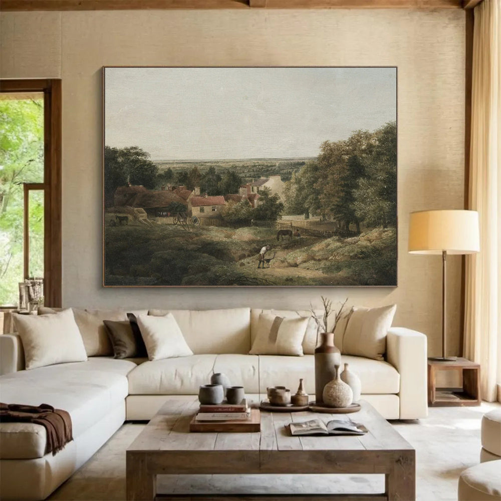 Modern Colossal Abstract Canvas Art for Bedroom & Dining Room LargeART1609