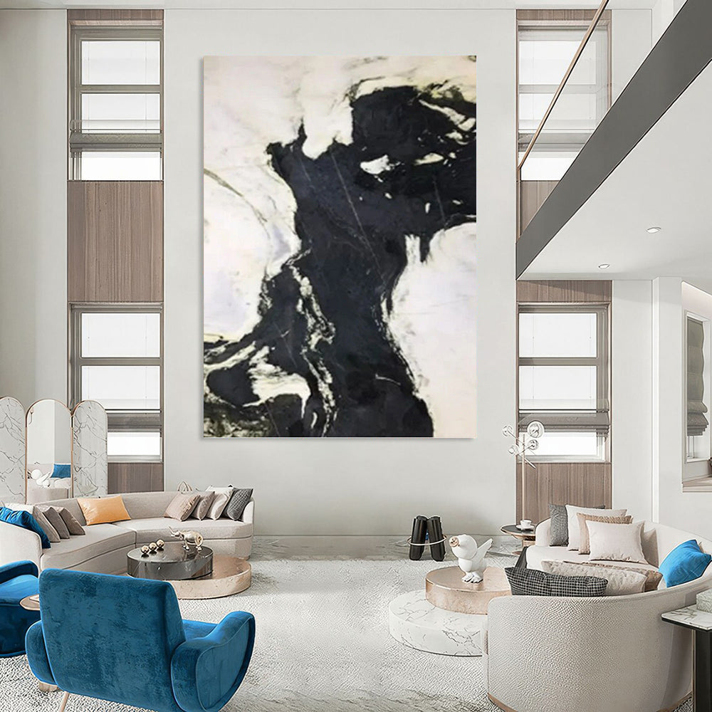 Grand Custom - Painted Textured Canvas Abstract for Office & Entryway DKH1046