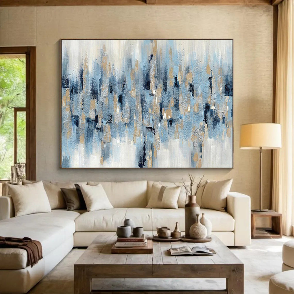 Giant Hand-Painted Abstract Wall Decor for Bedroom & Bar LargeART1519