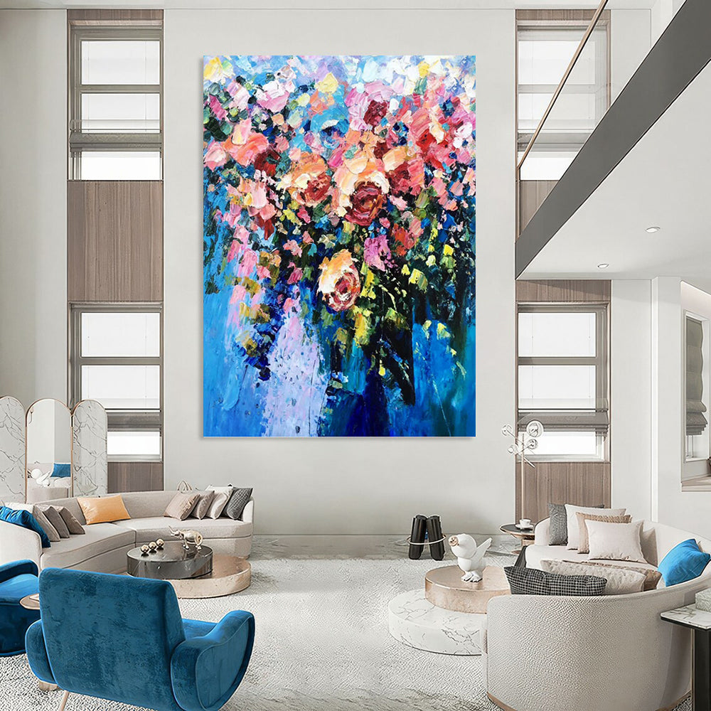 Magical Hand - Painted Textured Abstract for Bedroom & Entryway DKH1349