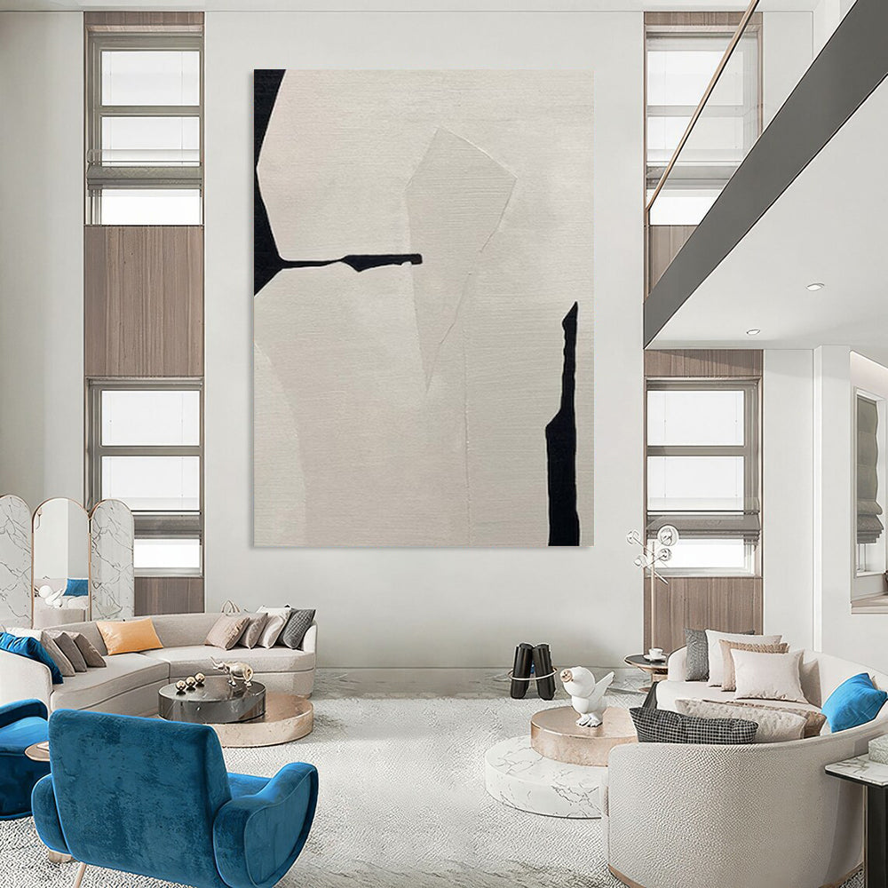 Huge-Scale Hand-Painted Abstract Art for Bedroom & Balcony Retreat LargeART2248