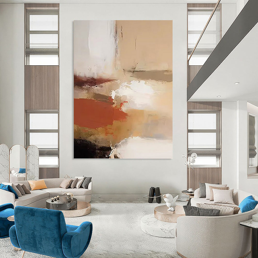 Luxuriously Massive Hand - Painted Textured Abstract Art for Salon & Beauty Parlor DKH1245