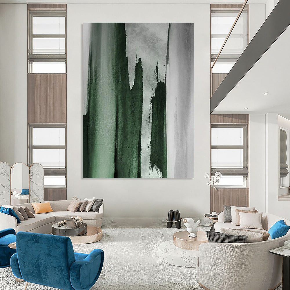 Oversized Hand - Painted Textured Abstract Canvas for Home Office & Study Nook DKH1216