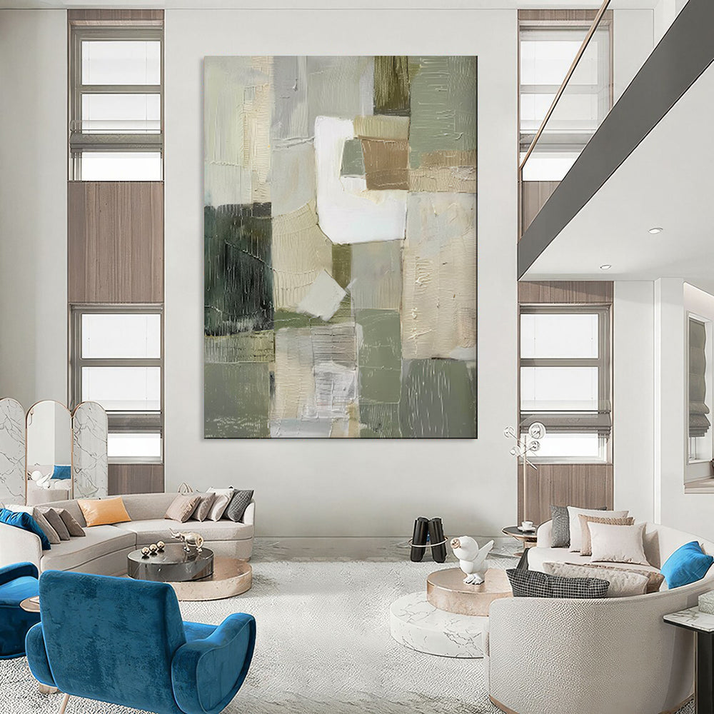 Graceful Textured Abstract Wall Art for Bedroom & Spa LargeART2052