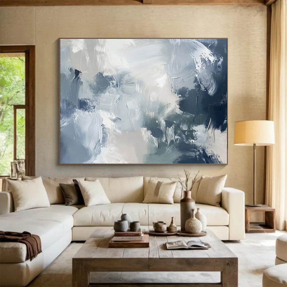 “Abstract Reverie” Oversized Abstract Mural for Hallway & Office DKH237