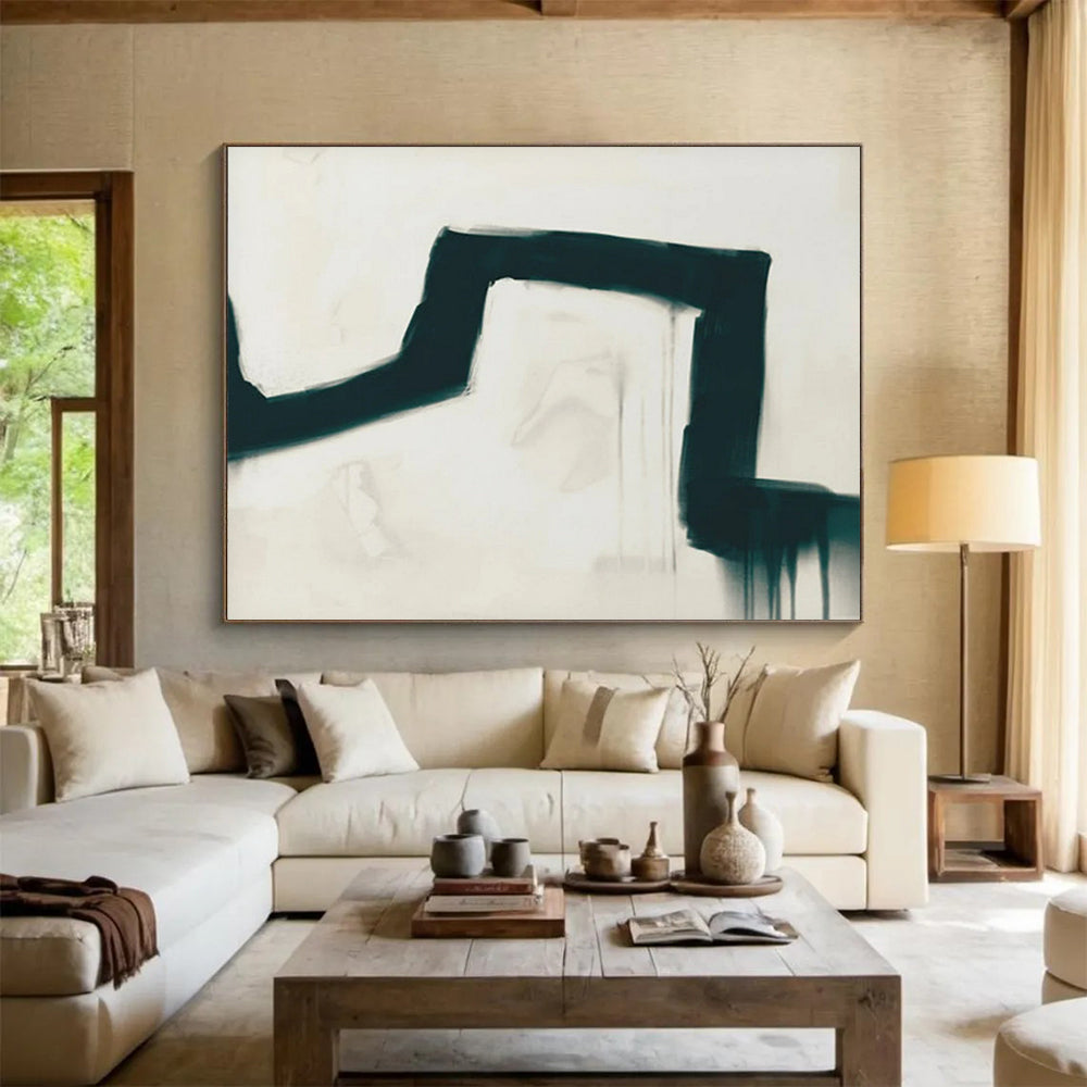 Spirited Giant Abstract Mural for Office & Living Room LargeART1790