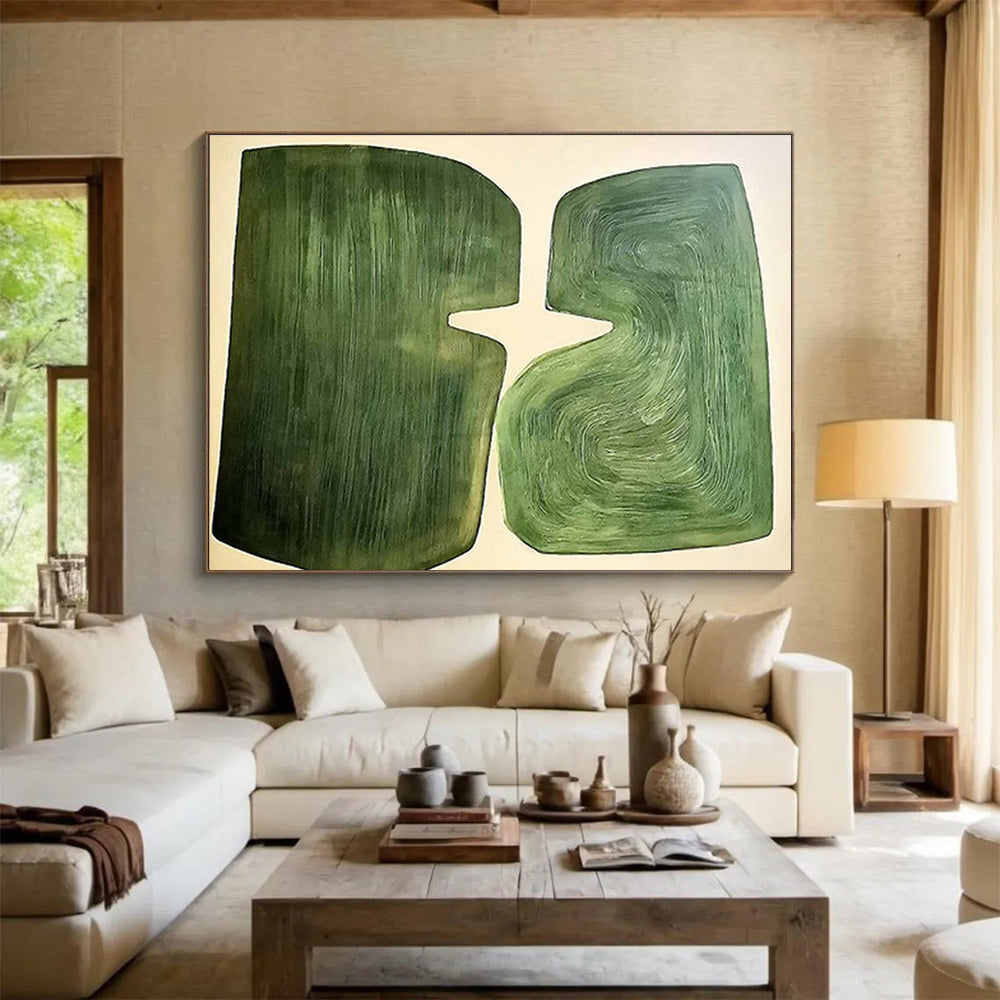 Large - Sized Hand - Painted Textured Abstract Art for Bar & Entryway DKH620