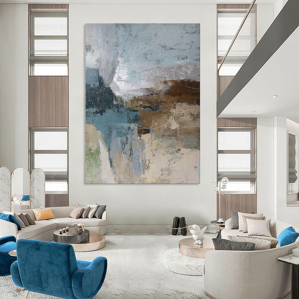 Hand-Painted Bespoke Abstract Art for Bar & Hotel LargeART1923