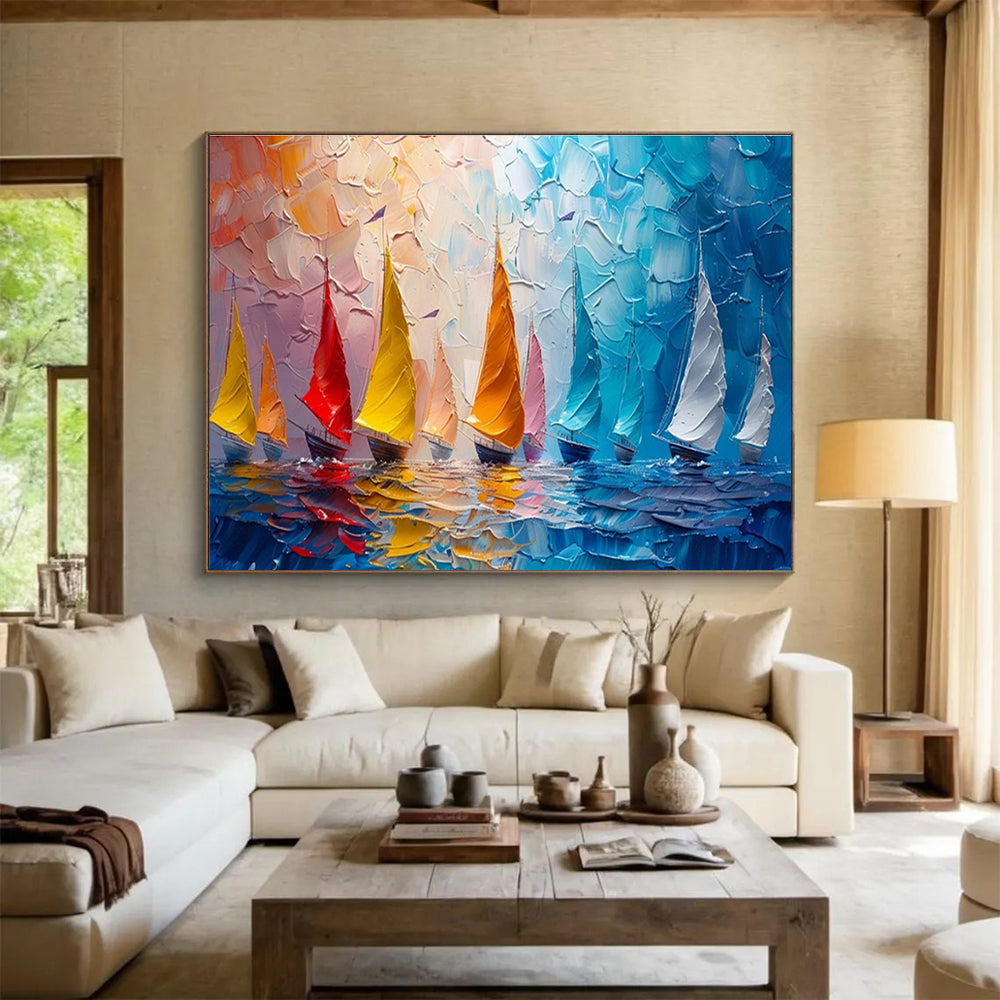 Oversized Original Textured Handmade Abstract Painting for Decorative Enhancements DKH800