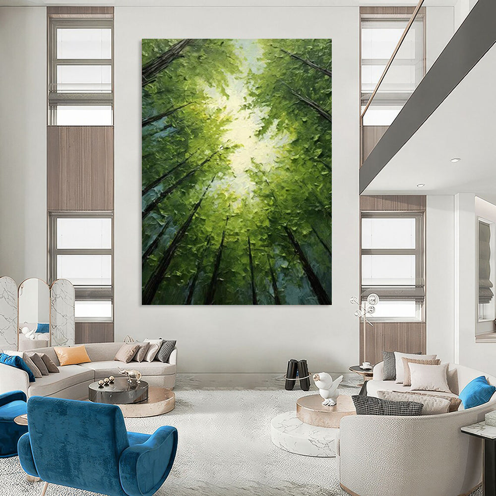Custom Handmade Abstract Artworks: Big Sizes, Textured Styles for Bedroom & Living Room DTP266