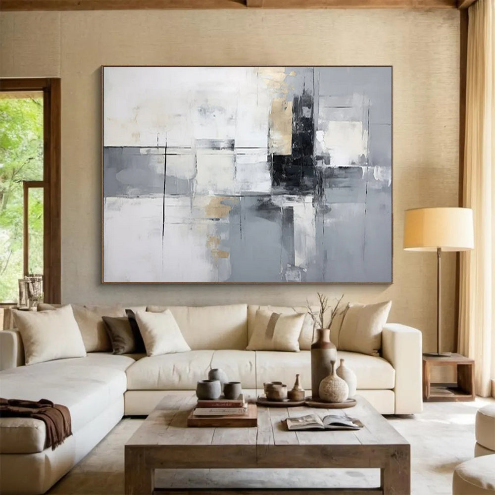 Eye - Catching Vast Abstract Canvas for Hallway & Bar LargeART1574