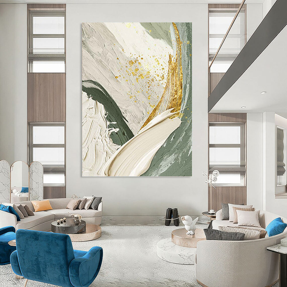 Gargantuan - Sized Hand - Painted Custom Abstract Marvel (with Distinctive Textures), Transforming Office and Hallway DKH1495