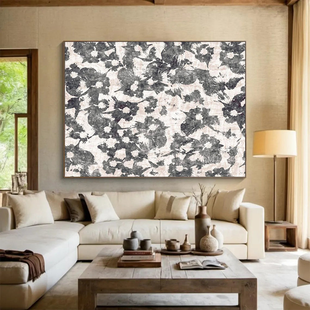 Enormous Hand-Painted Abstract Wall Decor for Bar & Hotel LargeART1491