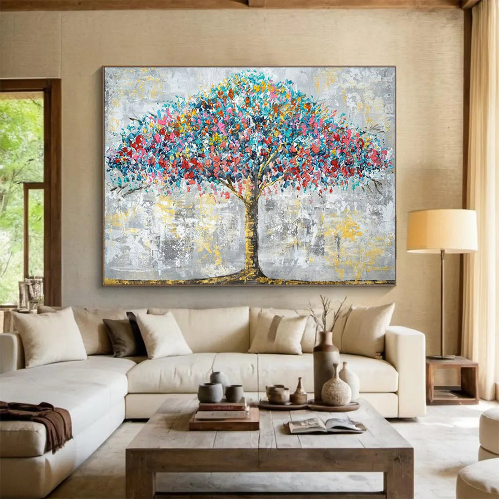 Captivating Colossal Abstract Mural for Entryway & Living Room LargeART1598
