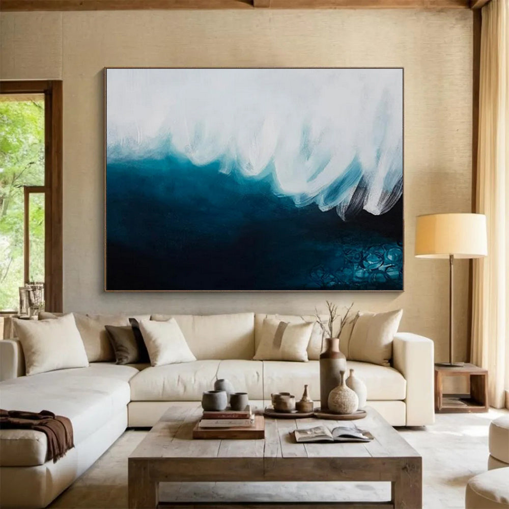 Giant Hand-Painted Abstract Wall Decor for Bar & Hotel LargeART1498