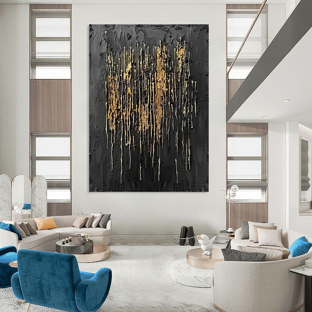 Expansive Hand-Painted Abstract Artworks for Living Room & Hotel LargeART2358