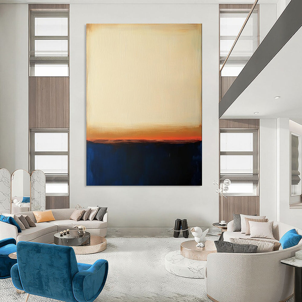 Energetic & Captivating Hand-Painted Personalized Abstract Painting for Living Room & Office LargeART1951