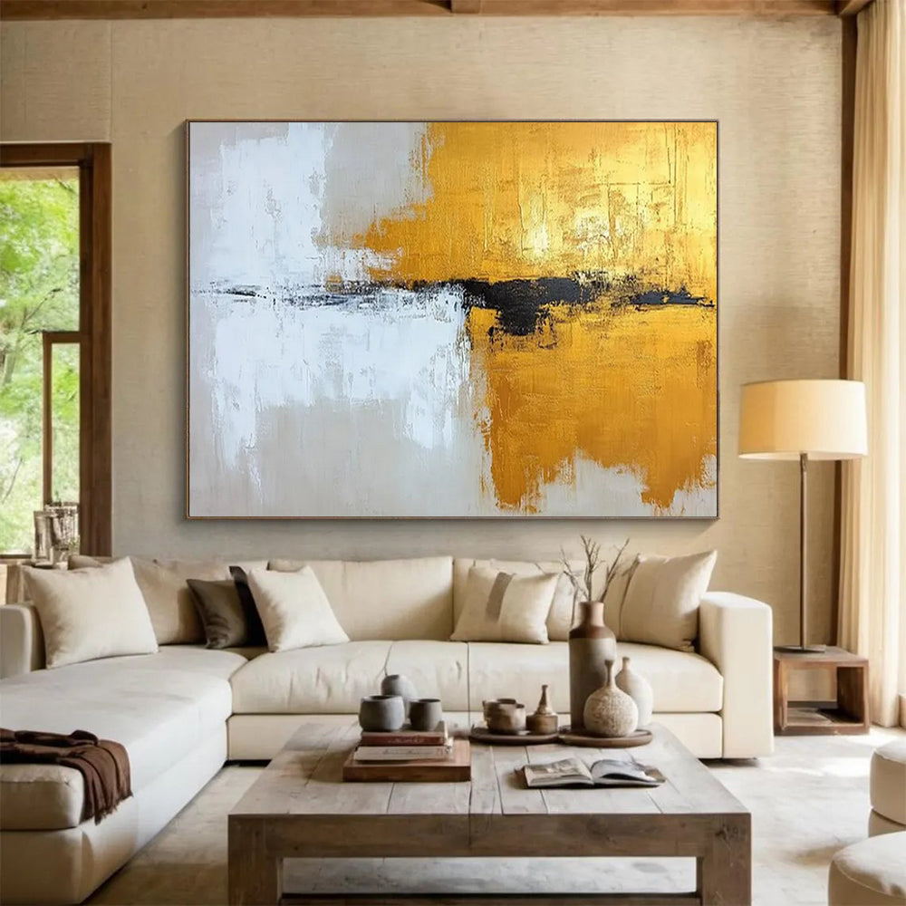 Mid - Century Modern Retro Abstract Wall Art for Office & Dining Room LargeART1803