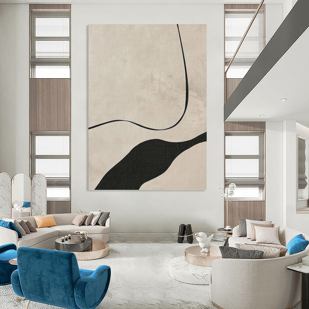 Visionary Designer - Crafted Textured Canvas Abstract for Office & Dining Room DKH1148