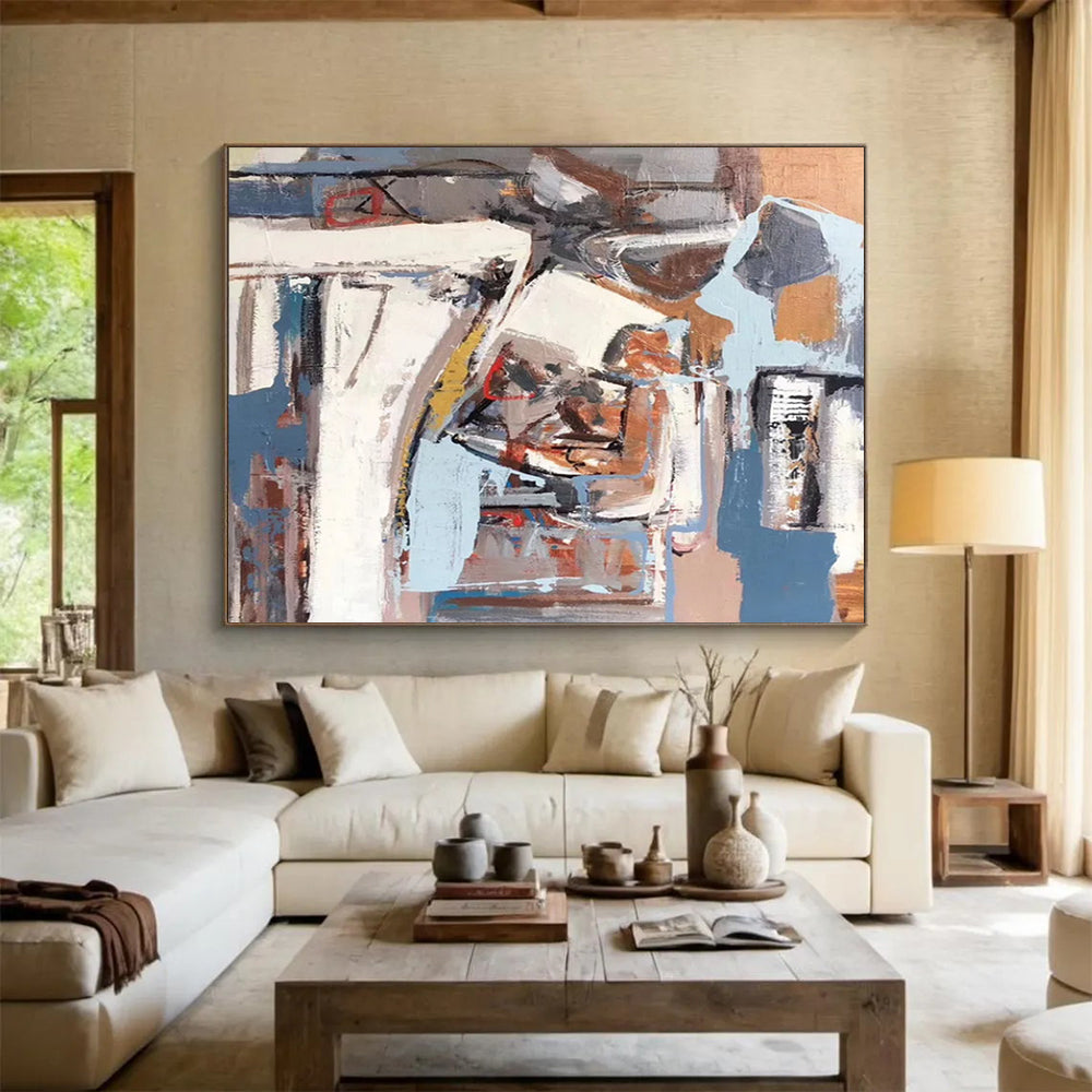 Abstract Coastal Collage - Modern Office Creativity DLZ026