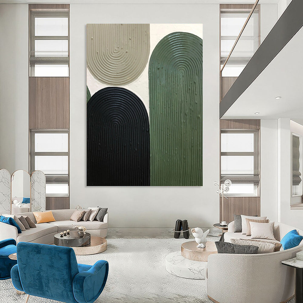 Professionally Created Hand - Painted Textured Canvas Abstract for Office & Bedroom DKH1167