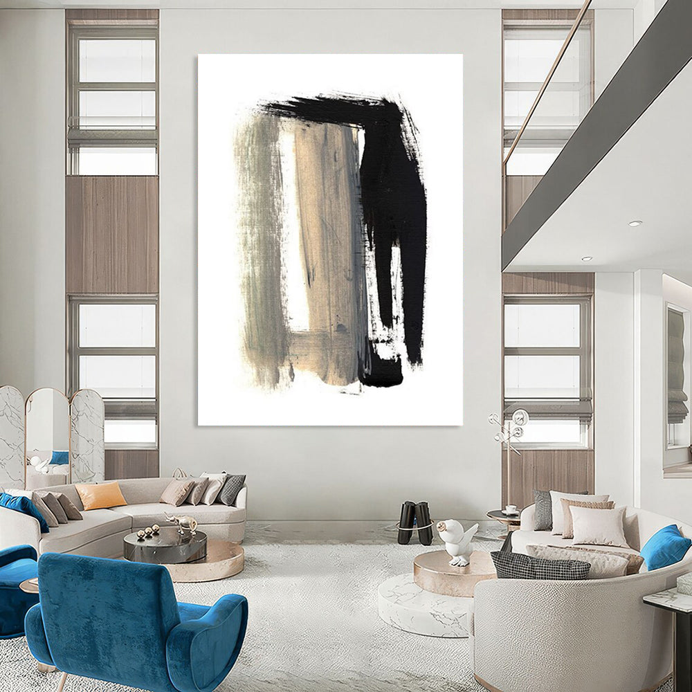 Scaled Textures: Immense - Sized Custom Abstract Artwork for Bedroom and Bar DTP157