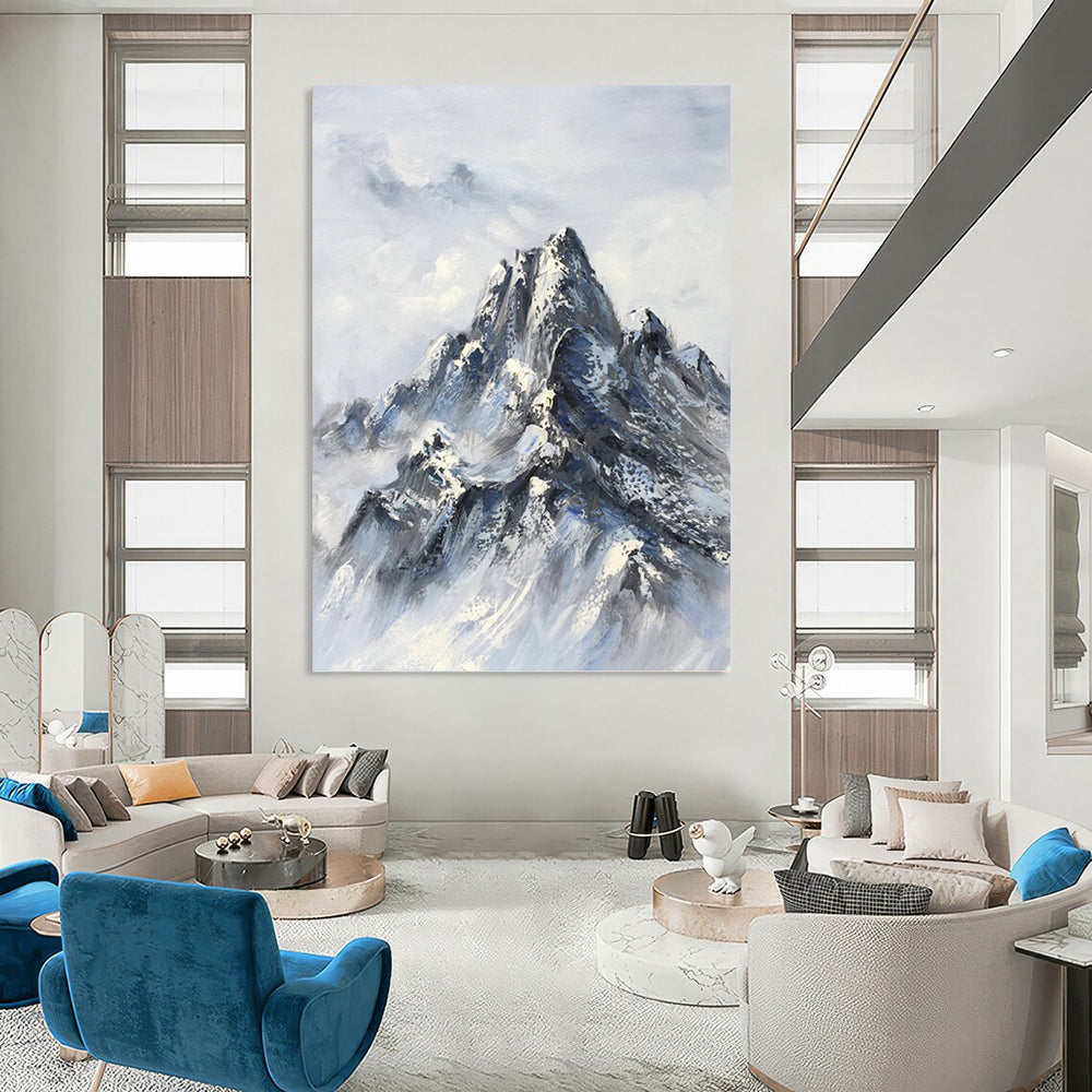 Innovatively Enormous Hand - Painted Textured Abstract Canvas for Science Lab & Research Facility DKH1259