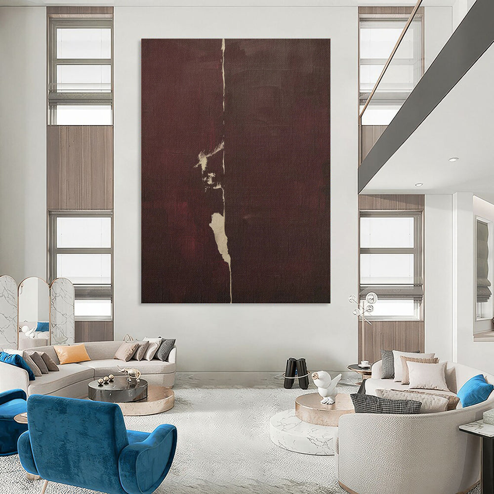 Exclusive Designer - Curated Hand - Rendered Textured Canvas Art for Hallway & Entryway DKH1149