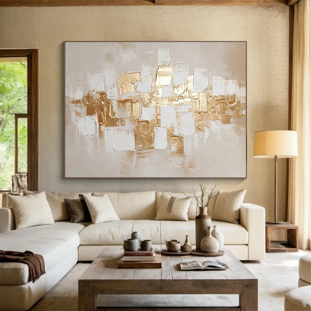 Immense - Sized Textured Abstract Art for Office & Bar DKH524