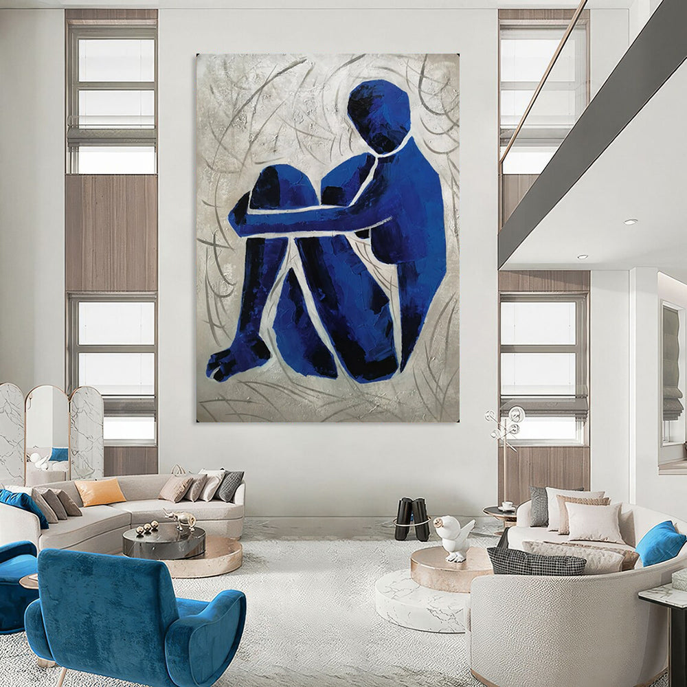 Handmade Textured Abstract Canvas for Office & Dining Room LargeART2166