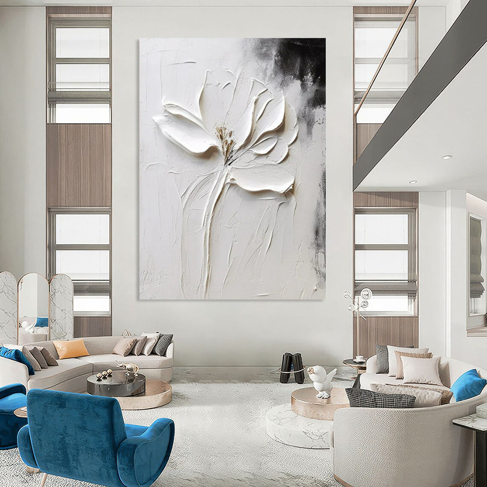 Massive-Scale Hand-Painted Abstract Canvases for Bar & Event Space LargeART2217