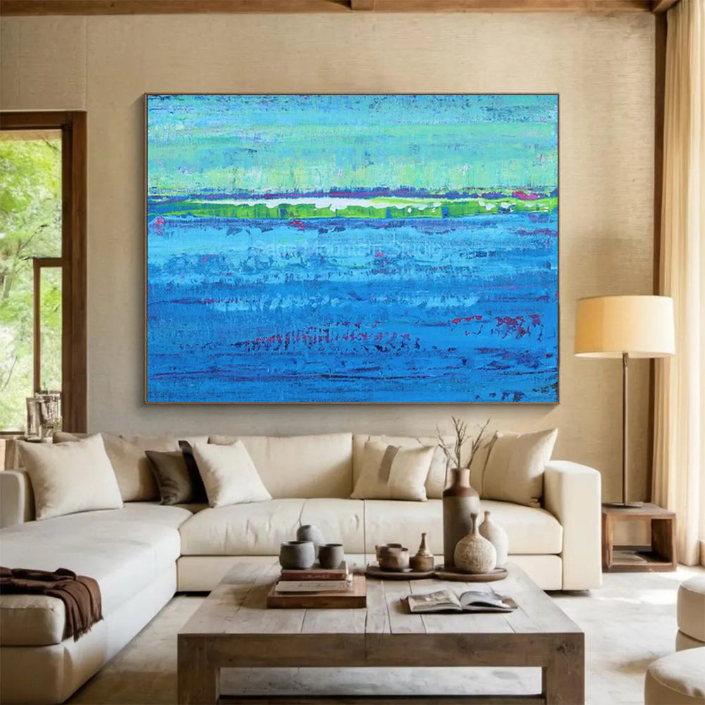Whimsical Large Abstract Wall Decor for Bedroom & Office LargeART1793
