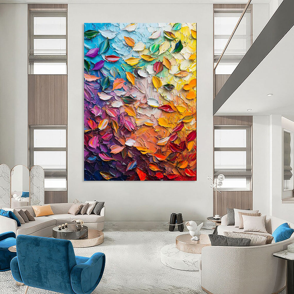 Organic Textured Abstract Wall Art for Dining Room & Conservatory LargeART2071