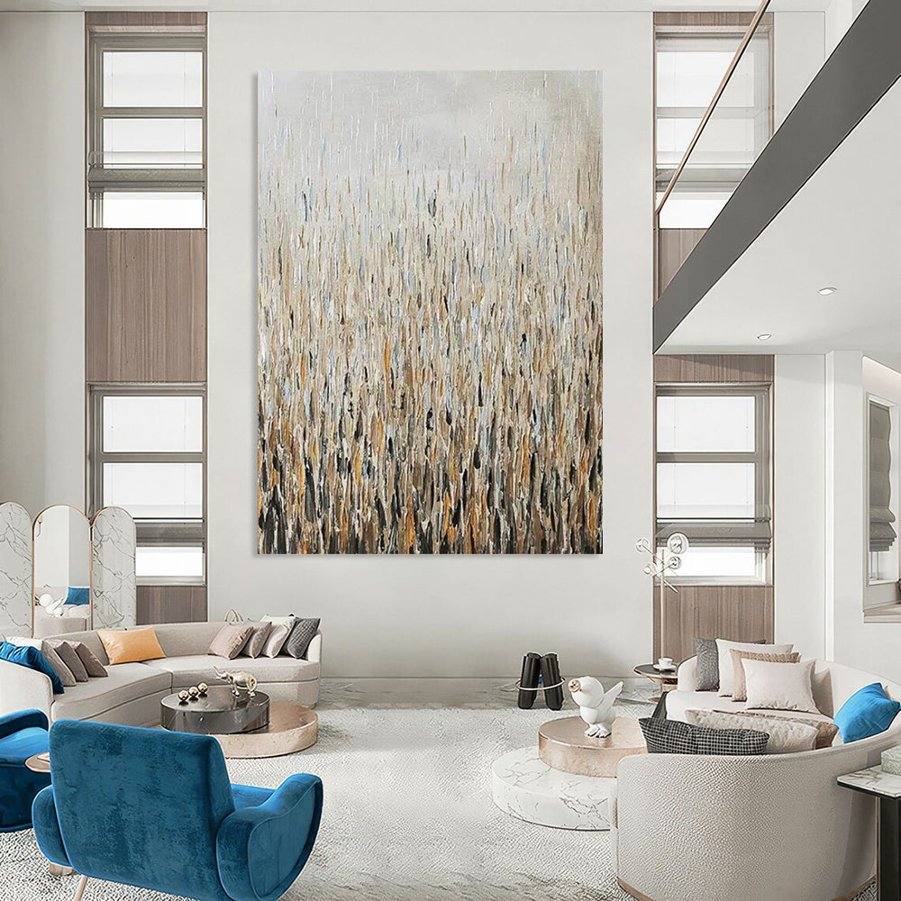 Colossal Hand-Painted Abstract Canvases for Bedroom & Office LargeART2295