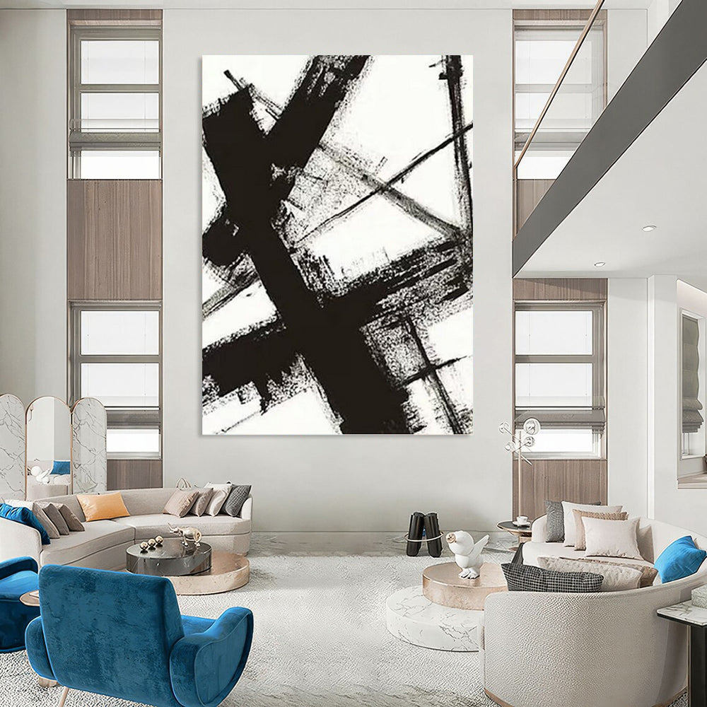 Grand Hand - Crafted Custom Textured Abstract Canvas for Bedroom & Entryway DKH1028