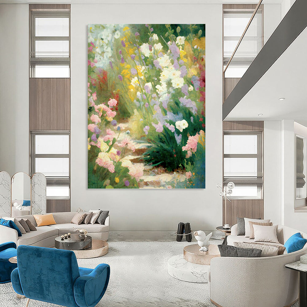 Stunning Hand - Painted Textured Abstract Canvas for Living Room & Bar DKH1356