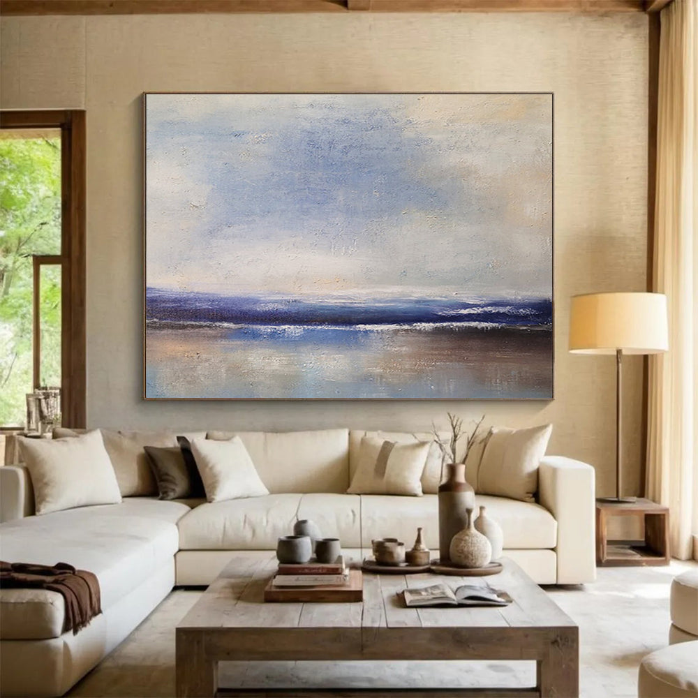 Soft Ocean Horizon - Calming Bedroom Retreat DLZ037