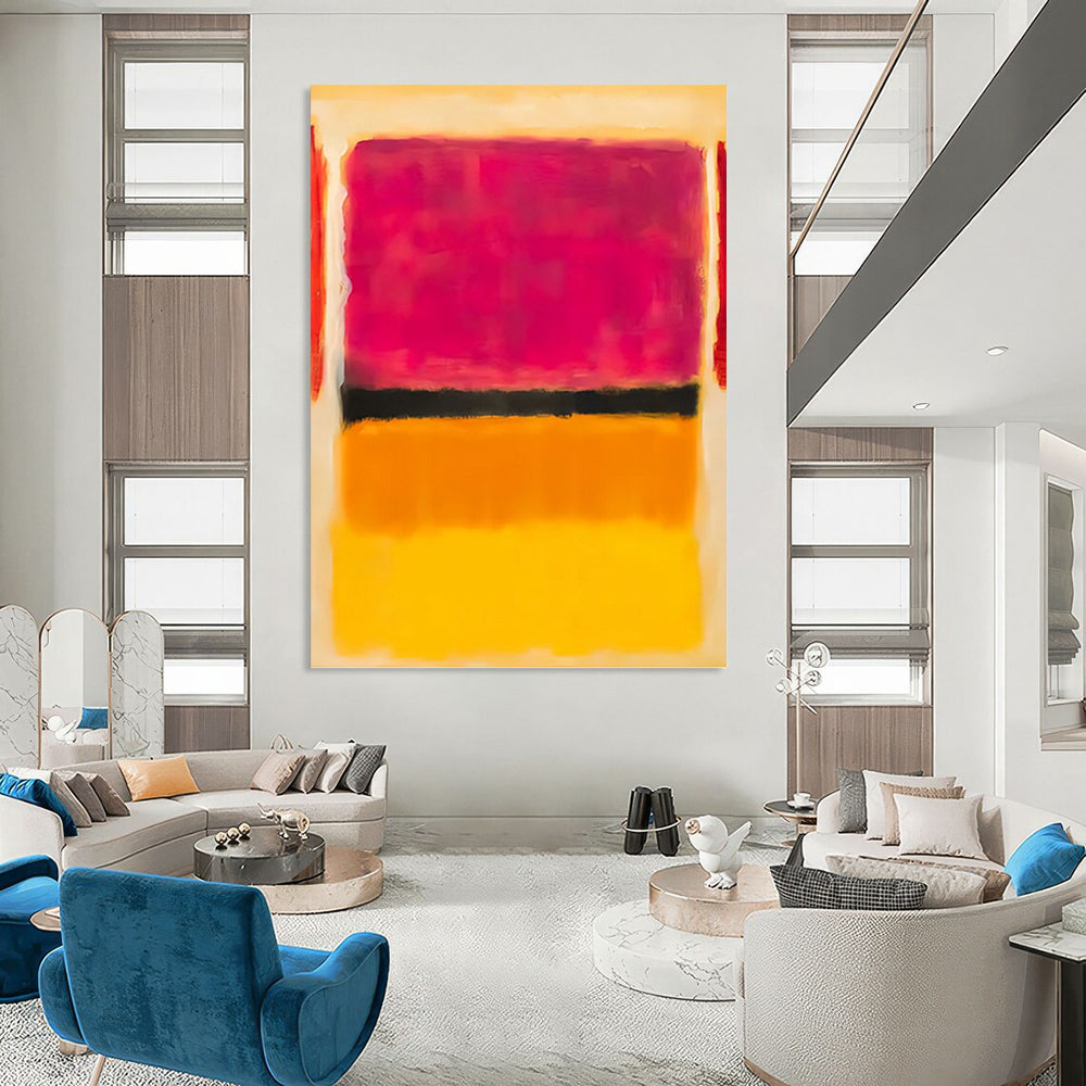 Towering Vertical Hand - Painted Custom Abstract Artifact (with Fossil Textures) for Bedroom and Office DKH1609