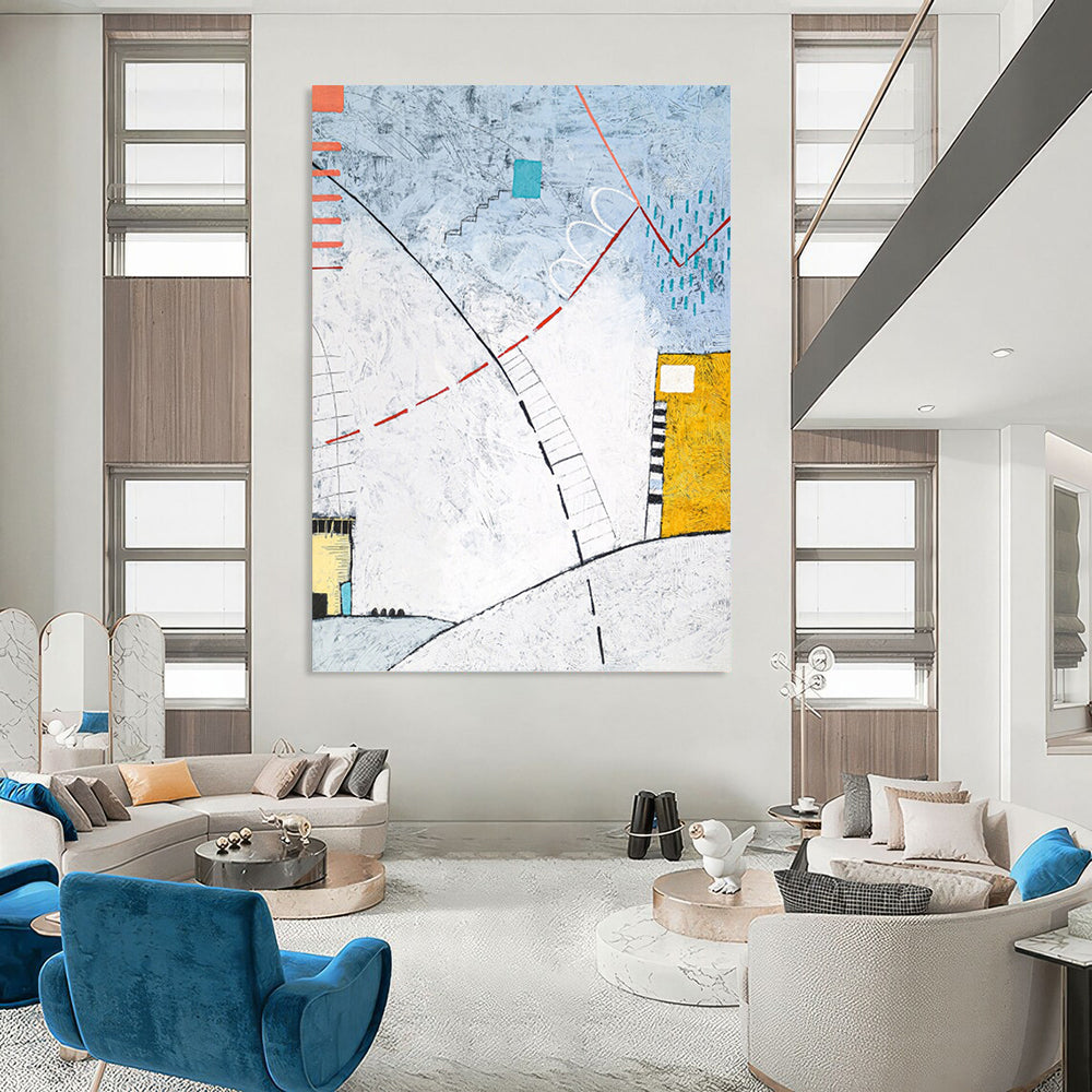 Masterful Custom - Rendered Textured Canvas Art for Office & Hallway DKH1092
