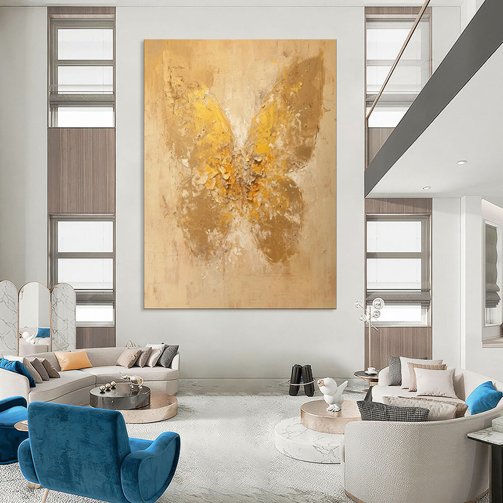 Large-Scale Custom Hand-Painted Abstract Art for Dining Room & Hotel LargeART1899