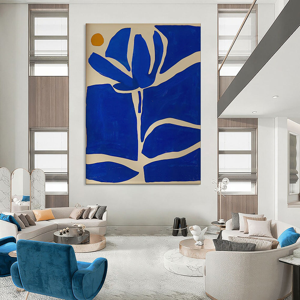 Oversized Custom Hand-Painted Abstract Art for Dining Room & Hotel LargeART1834
