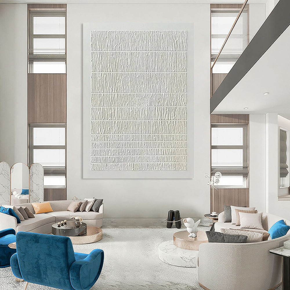 Creatively Designed Hand - Rendered Textured Canvas Abstract for Bedroom & Hallway DKH1129