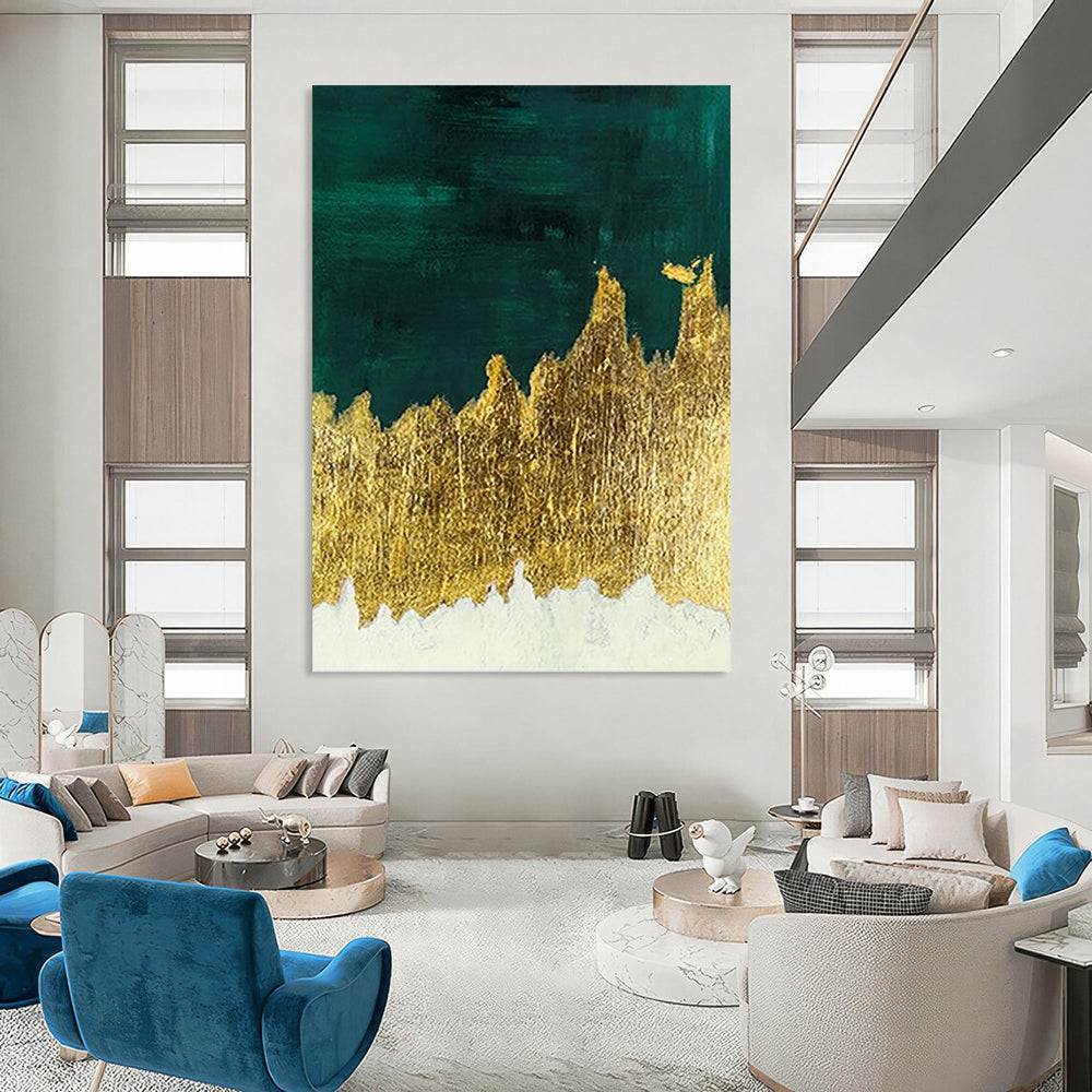 Trendy Hand - Painted Textured Abstract Art for Bar & Entryway DKH1335