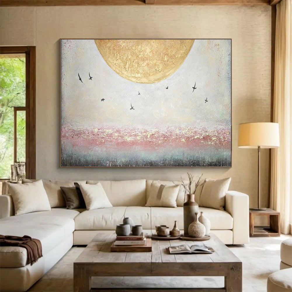 Timeless Abstract Painting for Entryway & Hotel LargeART1773