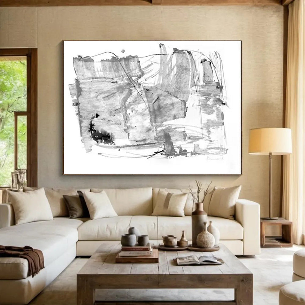 Sublime Monumental Abstract Wall Mural for Bar & Hotel LargeART1788