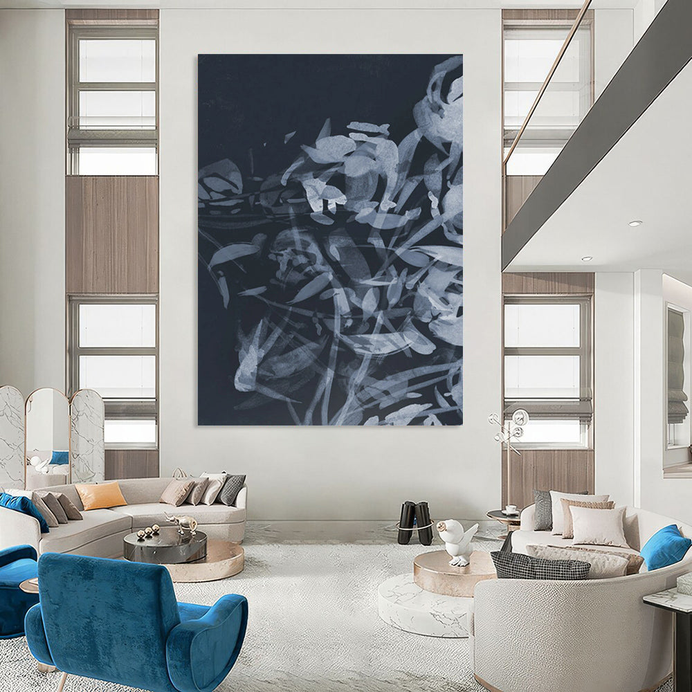 Custom Hand-Painted Abstract Art: Big Sizes & Textured Wonders for Bar & Hotel DTP240